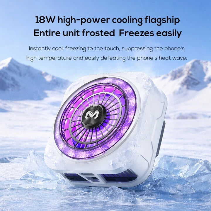 Memo CX21 Mobile Phone Cooler | Semiconductor Cooling Fan for Gaming | Portable Radiator for Android & ios| Silent Fast Cooling Heat Sink