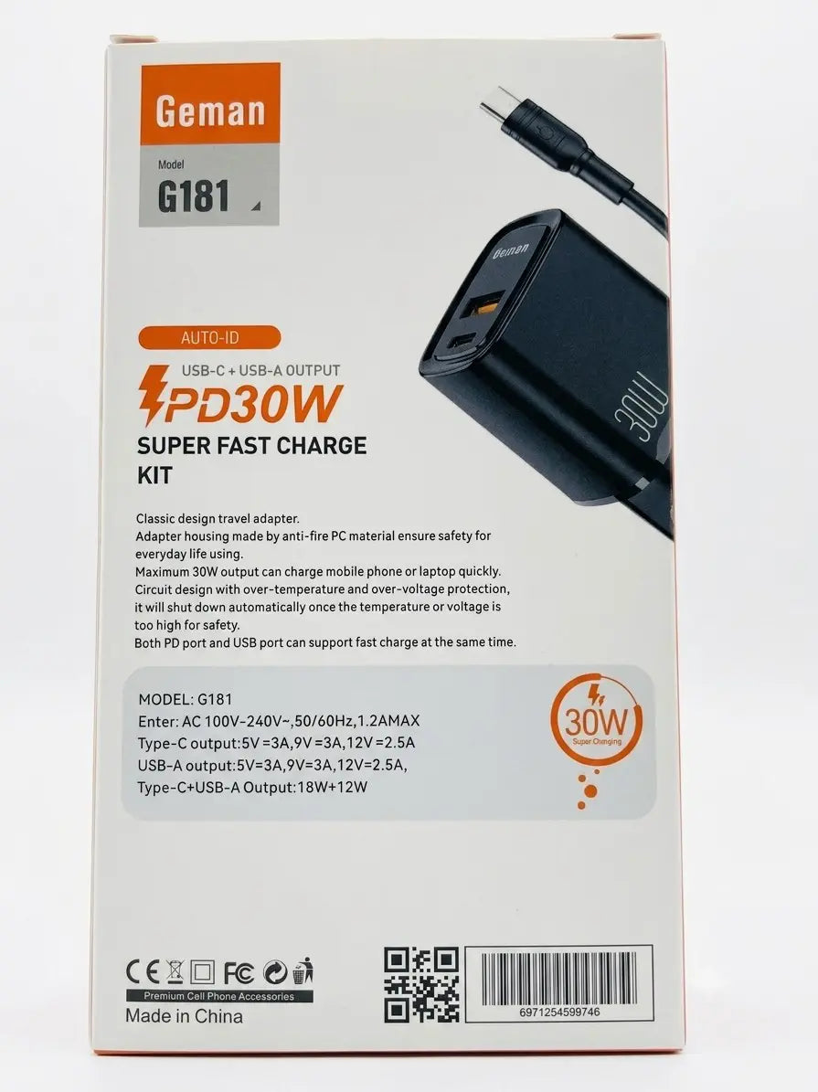 Geman Super Fast PD 30W Model (G181)