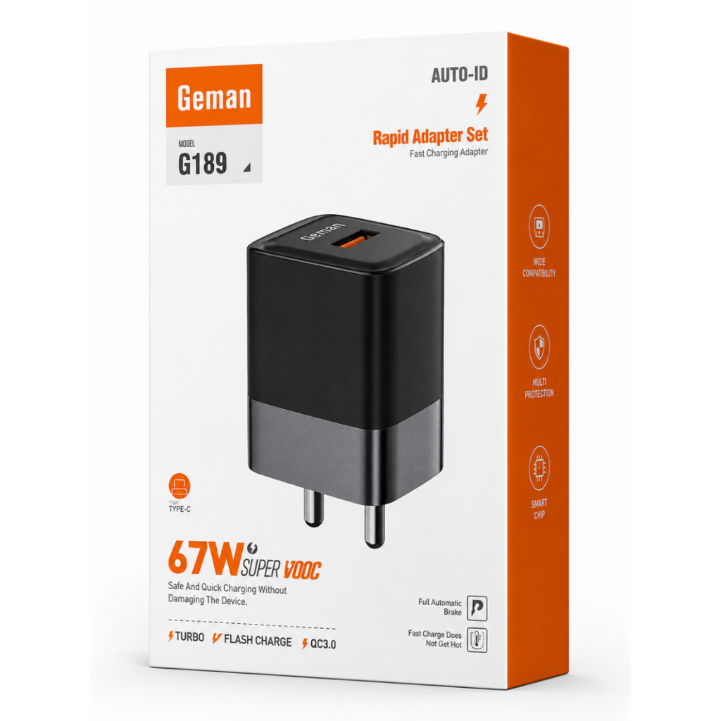GEMAN , G-189 67W CHARGER جیمن، G-189 67W چارجر