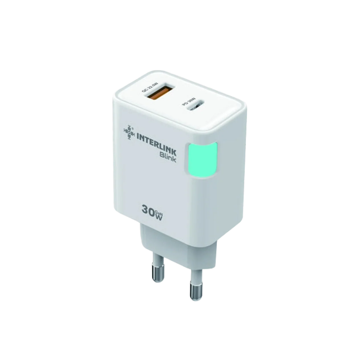 Interlink Blink 30W GaN Dual Port Charger