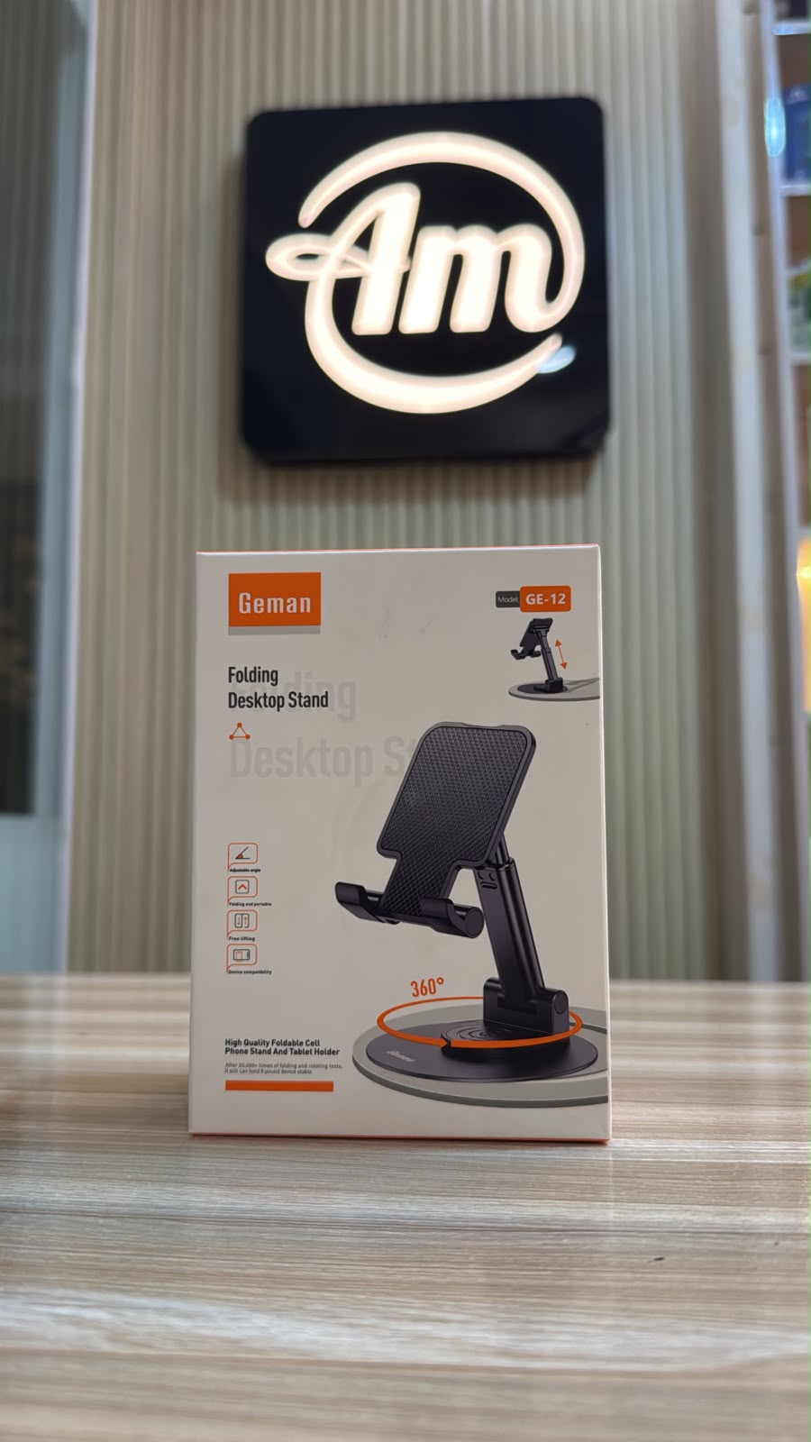Geman GE-12 Folding Desktop Stand