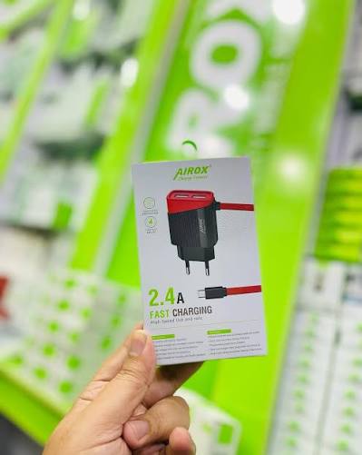 airox charge forever 2.4 fast charger with c type ch 201