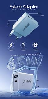 airox falcon adapter 65w usb charger