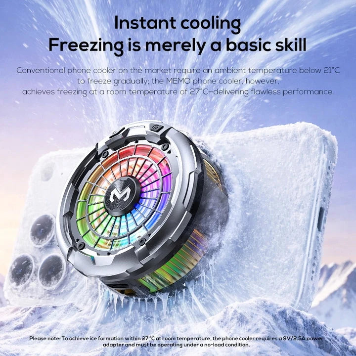 MEMO CX26 Ultra 30W Phone Cooler with Temperature