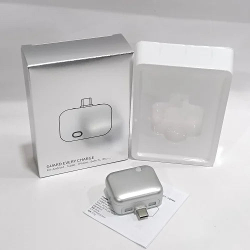 Auto Disconnect Charger | USB Type C Smart Charging Protection Adapter Auto Disconnect When Fully Charged Dual Current Recognition Overcharge Guard for Smart phones and Tablet Switch All Devices